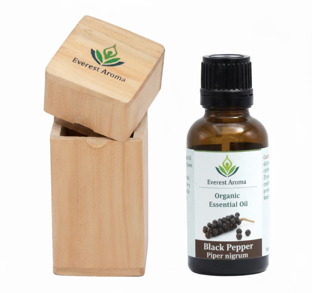 100% Pure Organic Black Pepper Essential Oil - 10ML